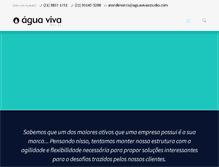 Tablet Screenshot of aguavivaestudio.com
